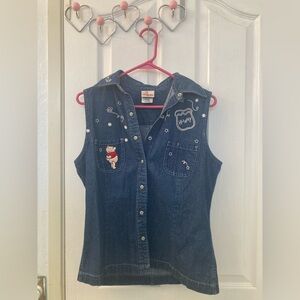 Disney Winnie the Pooh Denim Vest Jacket